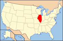 Map of USA Illinois Welcome to Illinois Car Shipping Service Excellence